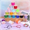 cridoz Nylon String for Bracelets, Cridoz 20 Rolls Chinese Knotting Cord Nylon Beading Thread for Kumihimo, Braided Bracelets, Beading, Necklaces, Macrame Craft, Wind Chime, Jewelry Making