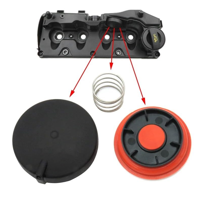 Valve Cover PCV Valve Membrane for VW Seat Skoda 1.6