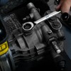 DURATECH 90-Tooth Ratcheting Wrench Set, Combination Wrench Set, 8-Piece, Metric,