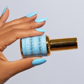 DND Gel Polish Set - 1 each of Gel Polish and Nail Polish, 2535 Surfs Up, 0.5 Fl Oz