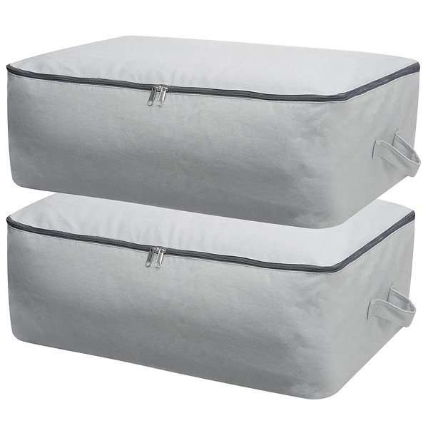 2 Pieces Durable, Thick, Soft, Breathable Canvas Storage Bag Organiser