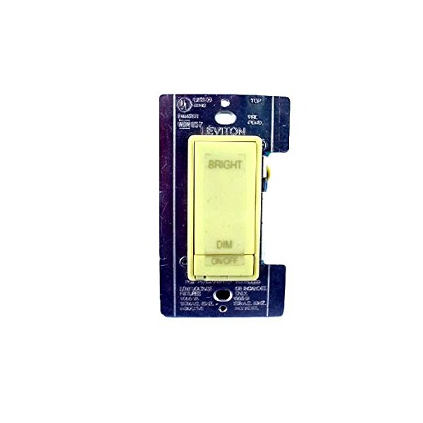 Leviton 10000-PI Ivory MicroDim Multi-Location Remote Dimmer Switch With Preset