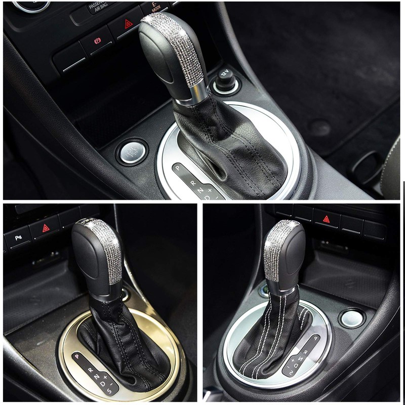 Steering Wheel Emblem Bling Crystal Cycle Decoration for Beetle Golf