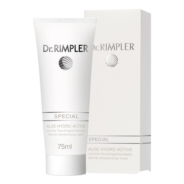 Dr. Rimpler "Hydro Activ" Extra Moisturising Face Mask, Care Mask for Dry Skin Type, Aloe Vera Cream Mask, 75 ml