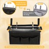 Lilithye Bedside Caddy Bedside Organizer Bedside Storage Caddy with Fixed