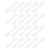 sourcing map 20Pcs Clothes Hanger Windproof Plastic Strip Hook, Anti-Slip