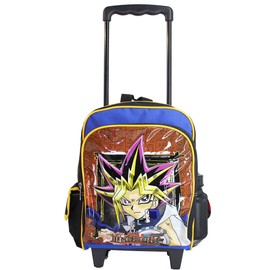 alwaysonroll New Yu Gi Oh King of Game Rolling Backpack (Yellow/Black)
