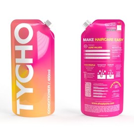 TYCHO Premium Scented & Hydrating Conditioner Refill Pouch 450ml (15.22 fl oz) - Ideal for Refillable Shampoo and Conditioner Bottles and Conditioner Systems | PH Balanced, Nutrient-Boosted, & Shine
