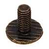 200 Set Chicago Screws Set 9.5x8mm Hard Thick Brass Uniform
