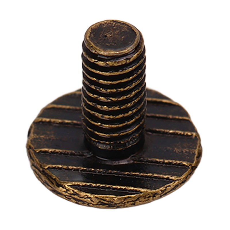 200 Set Chicago Screws Set 9.5x8mm Hard Thick Brass Uniform