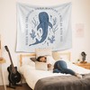 HUGANE Whale Shark Christian Tapestry, Isaiah 43:2 Bible Verse Tapestry