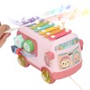 Blocks Musical Bus Alphabet Multifunction Learning Toy Pattern Matching Mini