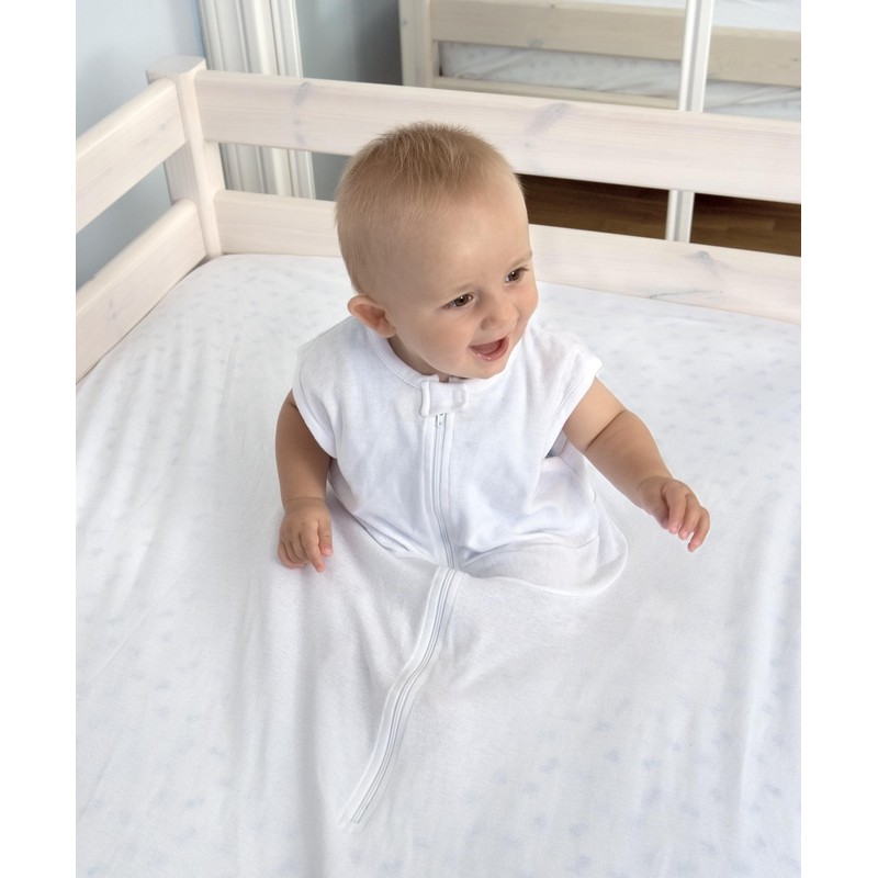 Safety bed sheet 80-90cm x 180-200cm (White)