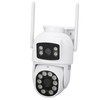 Dual Lens Security Camera 360° Pan Tilt Wireless Surveillance Camera