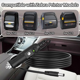 12V Power Supply Compatible with Zebra ZQ510 ZQ511 ZQ500 ZQ520 ZQ521 Mobile Printer QN2 QN3 QN4 ZQ52 QH2 QLn220 QLn320 QLn420 QLn-EC4 FSP048-DBCA2 AT18486-1 AT18486-2 Camper Car Charger