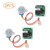 Aoicrie 2Sets 28BYJ-48 DC 5V Stepper Motor + ULN2003 Driver