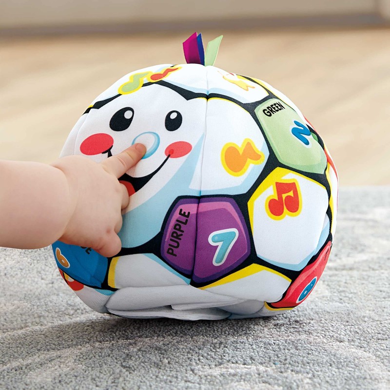 Fisher-Price Baby Learning Toy Laugh & Learn Singin’ Soccer Ball