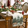 Aisybaklyn Table Runner Modern Table Runner Outdoor Christmas Elk Pattern