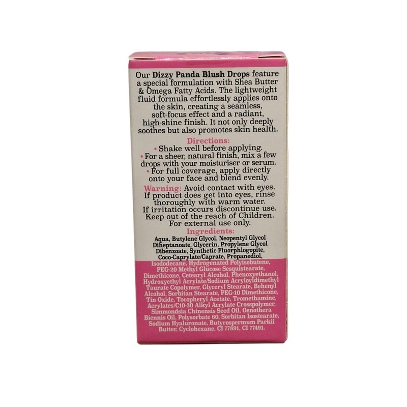 Dizzy Panda Blush Drops - Blush Radiance with Shea Butter