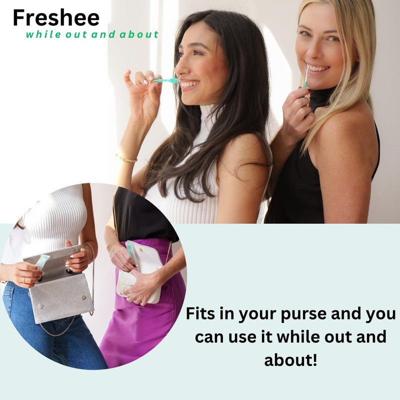 Freshee Paste - 5 in 1 Disposable Mini Toothbrush with