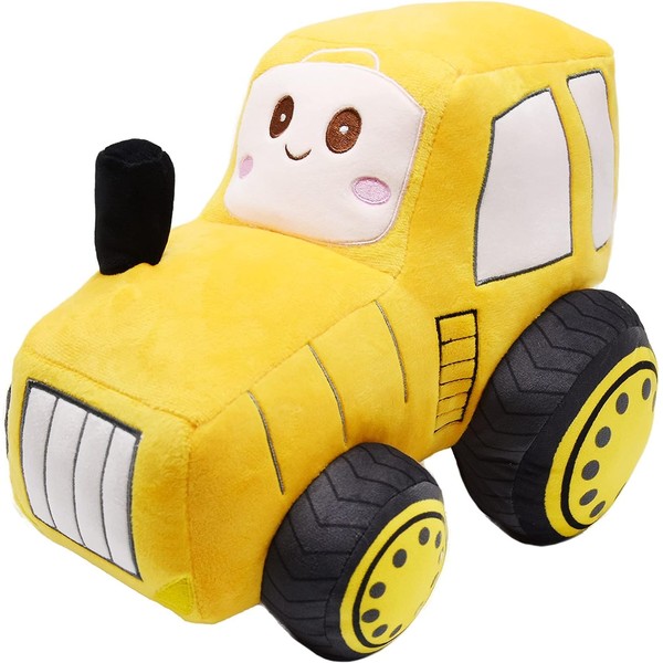 XIAOHONG Car Plush Tractor Stuffed Cushion Truck Toy Super Cute