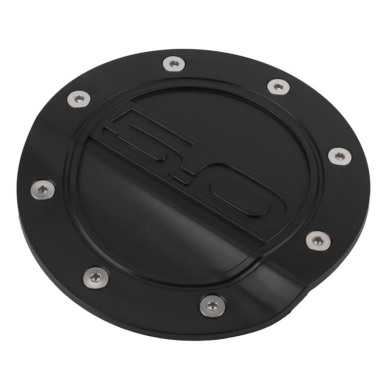 Fuel Door Cover Gas Tank Cap Lid Black Fit for