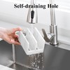 Luxspire Kitchen Sponge Holder, Dish Sponge Holder with with Drain