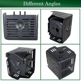 Autoparts Silencer Assembly Kit 18310-ZE2-W61 Replacement for Honda GX340 GX390 GX370 13HP Engine Mufflers