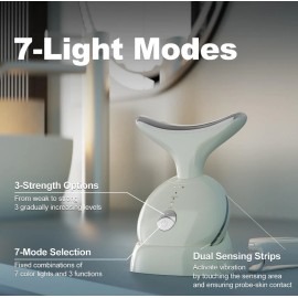 Siaca 7 in 1 Face Massager Tool, Red Light Therapy for Face and Neck, Portable Face...