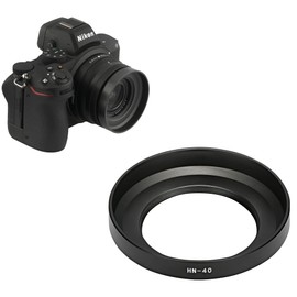 Lens Hood for NinoLite HN-40, Z DX 16-50mm f/3.5-6.3 VR Compatible with Filters and Lens Caps