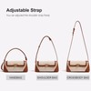 Shoulder Bag for Women Y2K Trendy Purse Vegan Leather Hobo