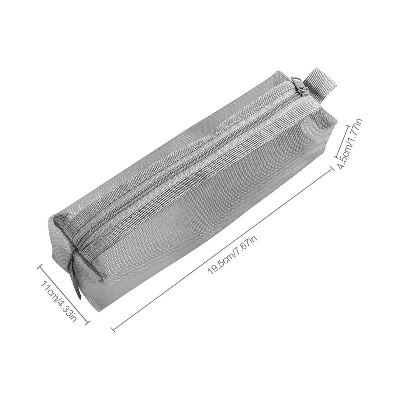 Luckious Transparent Gauze Pen Bag - for Students, Examination Large