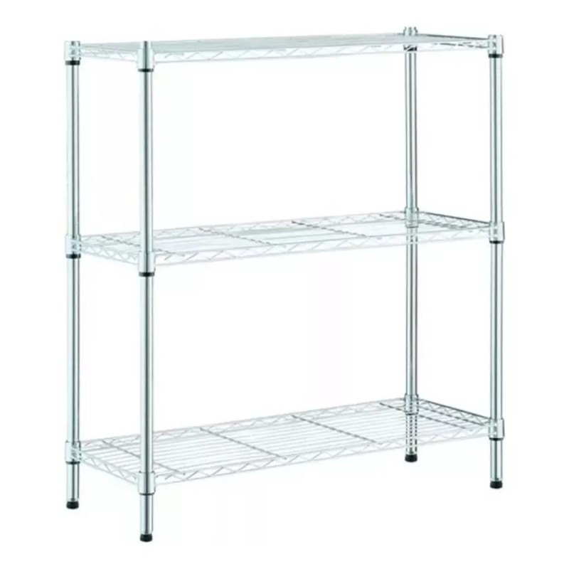 HDX o HYPER TOUGH Estante Anaquel Cromado 3 Niveles 340