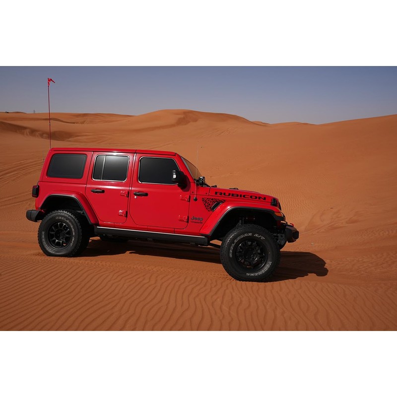 Leopard Cheetah Side Fender Vent Decal Compatible with Jeep Wrangler