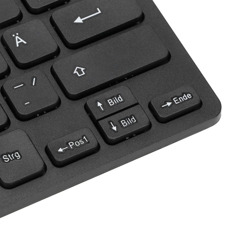 Computer Keyboards Ergonomic Design UltraThin Mini Durable Wired 78 Keys