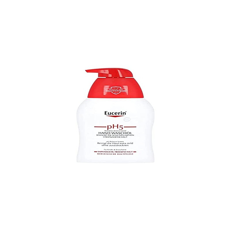 Eucerin pH5 Hand Wash Oil for Sensitive Dry Skin 250ml