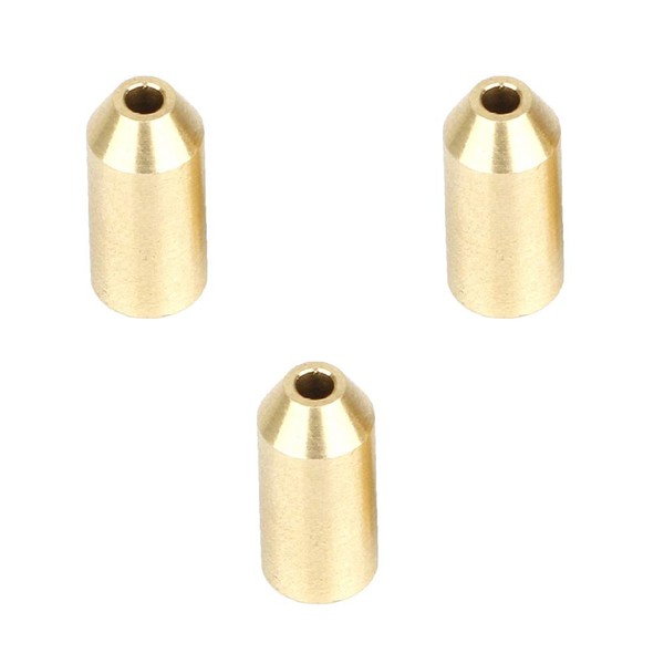 Acxico 3Pcs Brass Gas Refill Adapter for S.T Dupont Memorial Lighter