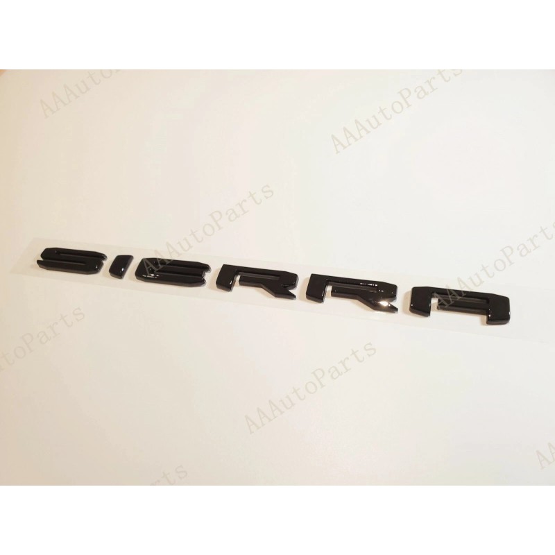 GMC 4PC Set Gloss Black DENALI HD DENALI SIERRA Emblems