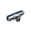 Kit with 2 brake shoes flash pro azul - aluminium