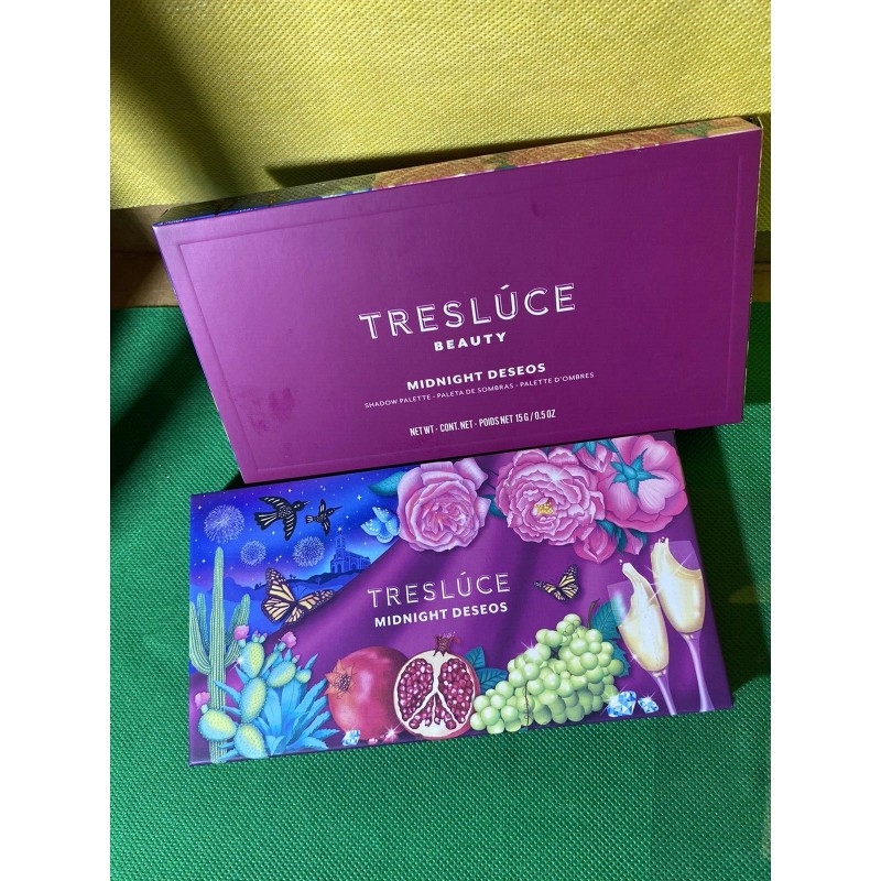 Tresluce Beauty Midnight Deseos 18-shade Eyeshadow Shadow Palette New In