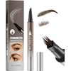 Erinde L?piz L?quido para Cejas, Resistente al Agua, #F204black Brown