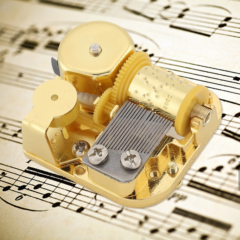 Gold Plating Music Box Movement DIY Music Box Accessories with
