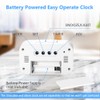 Vicloon Digital Alarm Clock Bedside, LED Display Clocks with Adjustable