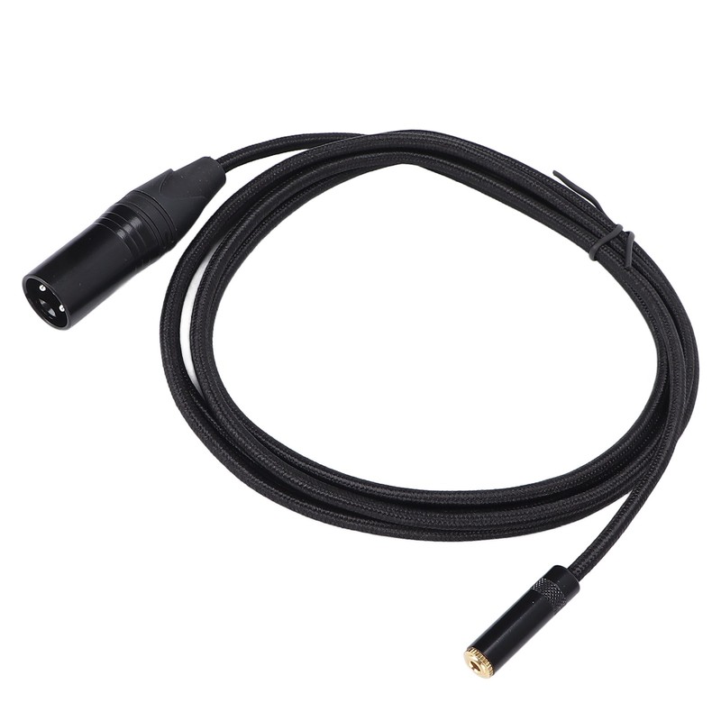 3.5mm Female to 3 Pin XLR Male Cable 24K Gold