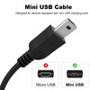 Mini-USB-Kabel Ersatz für Blue Yeti-Mikrofon, USB A 2.0 auf Mini