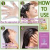 Kit De Tinte Para Cabello Negro Bubble Plant, 10 Unidades,