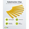 Goobay 72517 Letters A–C Cable Marker Clip for Cable Diameters