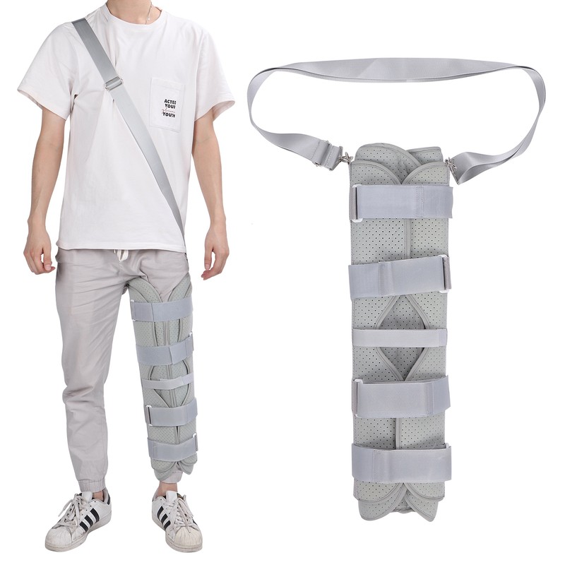 Knee Immobilizer Brace with Shoulder Sling Knee Splint Support for