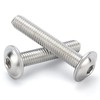 WZHUIDA M8 x 30 mm Screws, Stainless Steel Rounded Head