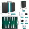 RERIVER Backgammon Set 2 Players Classic Backgammon Sets for Adults